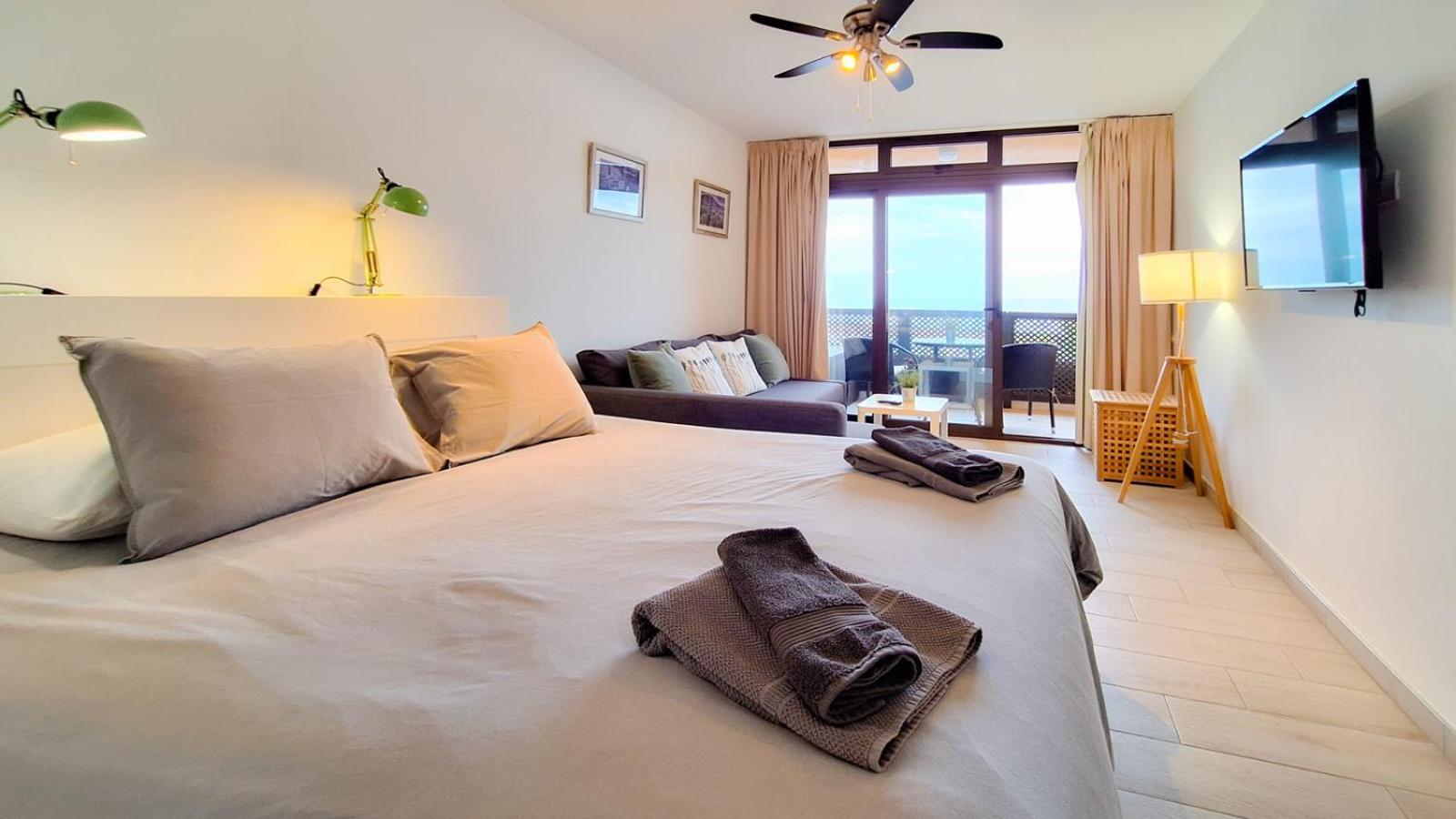 Studio With Balcony And Sea View プエルト・デ・ラ・クルス エクステリア 写真
