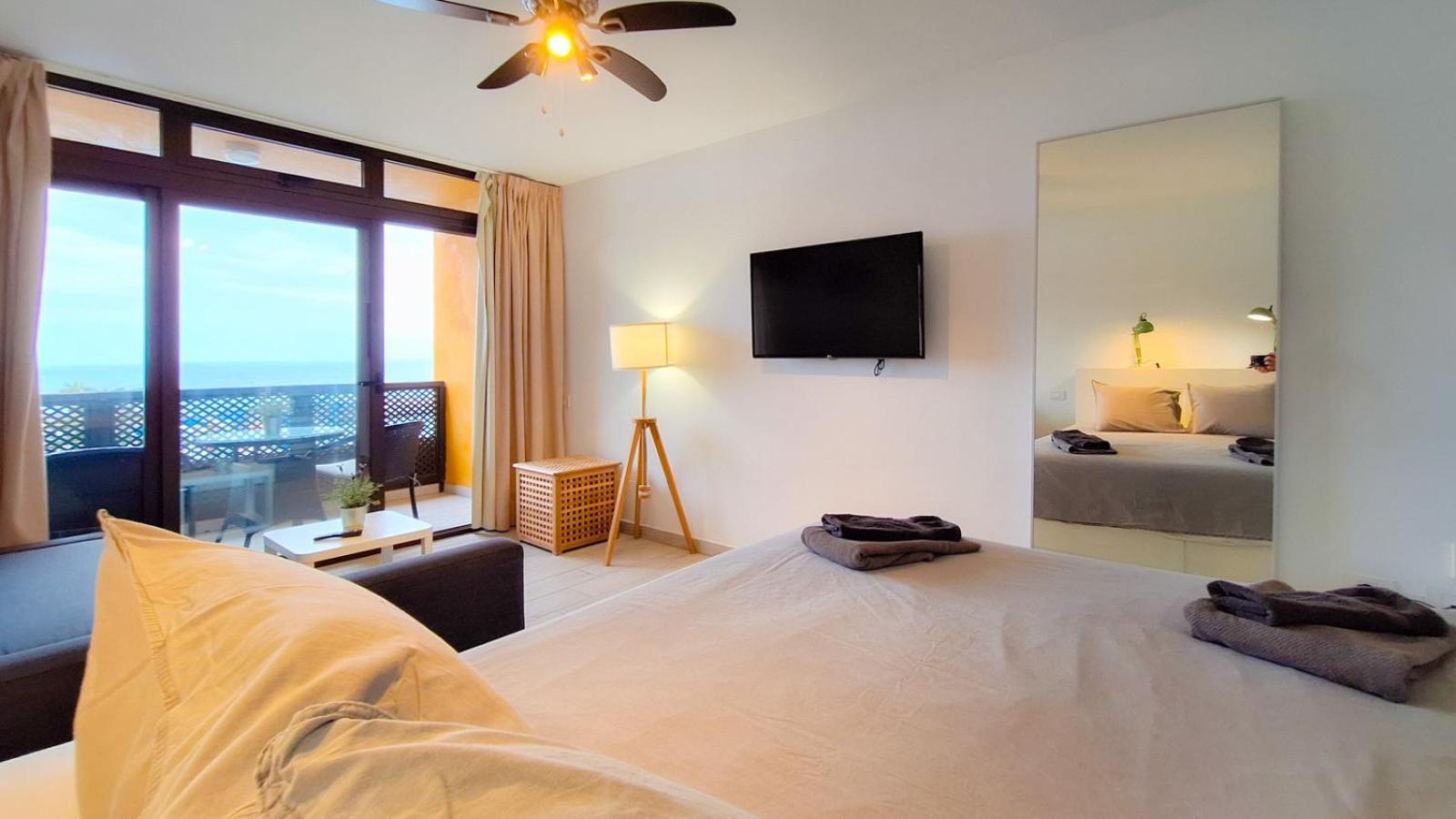 Studio With Balcony And Sea View プエルト・デ・ラ・クルス エクステリア 写真